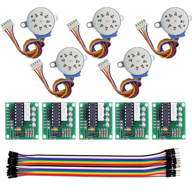 Stepper Motor 28Byj - 5Sets ULN2003 28BYJ-48 5V Schrittmotor +