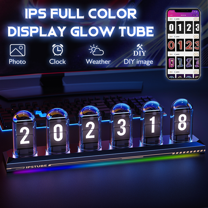 Diy Analog Electronics - RGB Glow Tube Uhr DIY IP