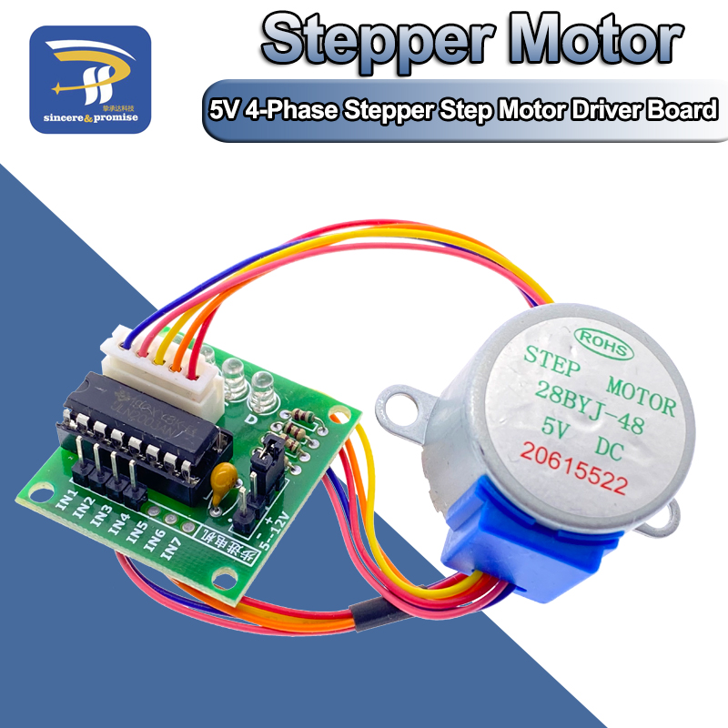 Stepper Motor 28Byj - Himbeer-Pi-Kit 1 Satz 28byj-48 5V 4-Phasen-Schrittmotor-Treiberplatine