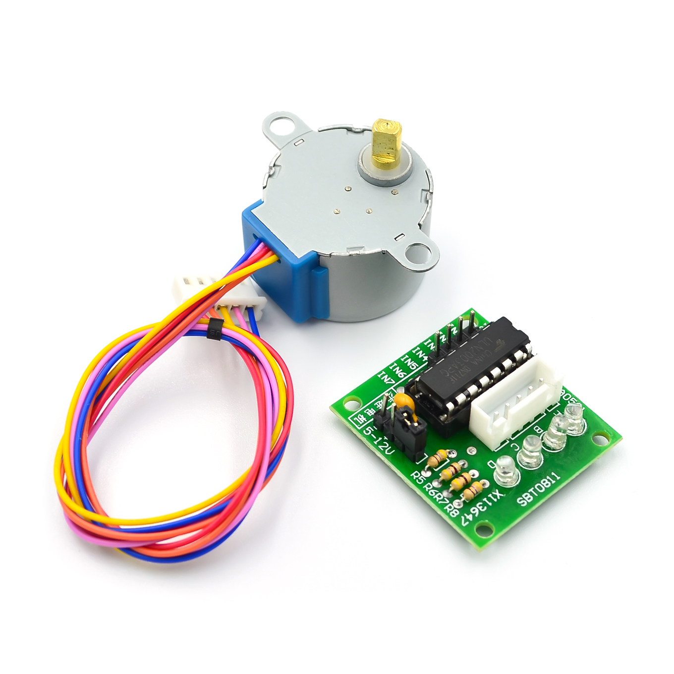 Stepper Motor 28Byj - 5V Schrittmotor 28BYJ-48 + ULN2003 Treiber-Testmodul