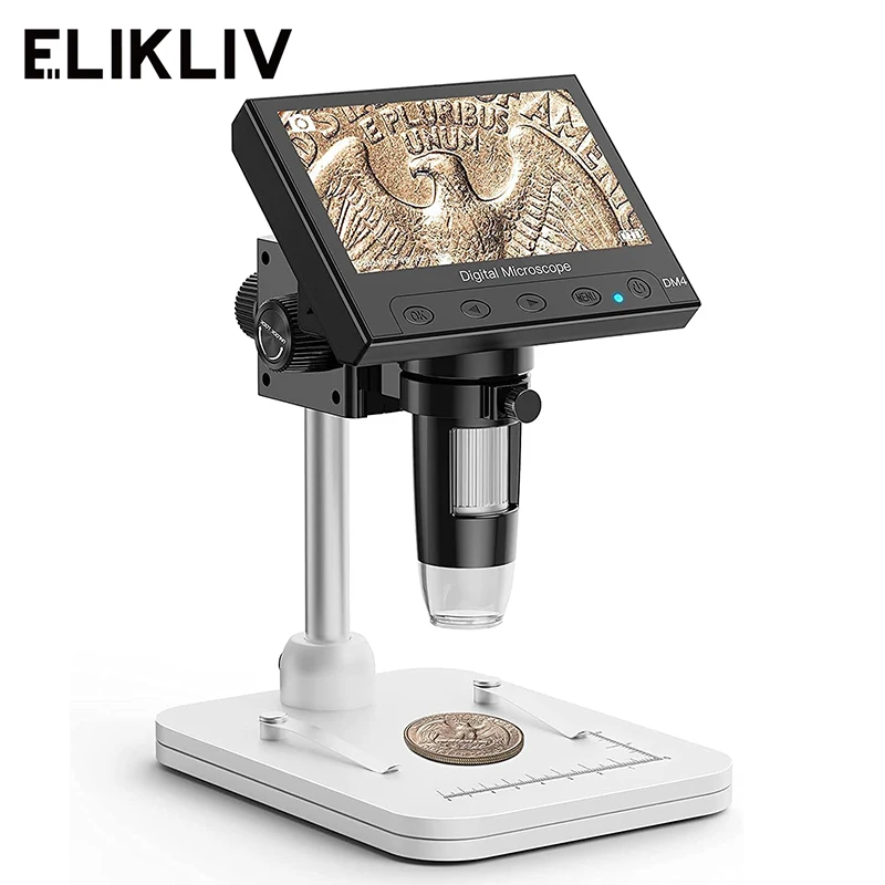 Elikliv EDM4 4,3-Zoll-LCD-Digi – Diy Electronics Microscope Bewertung und Preis