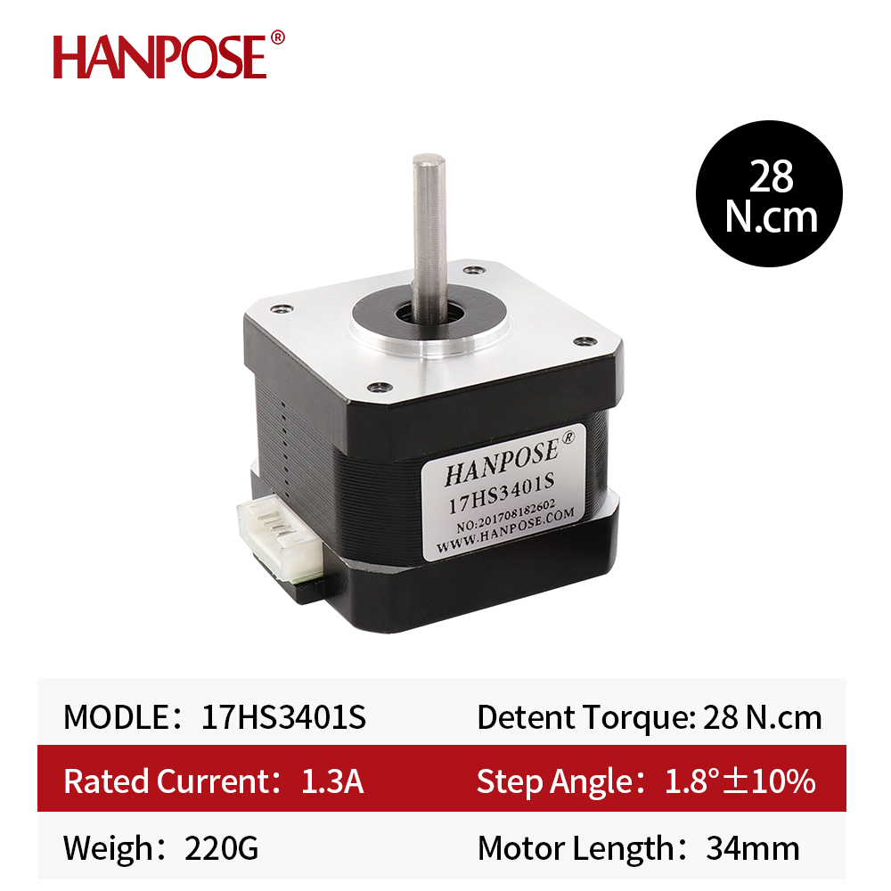 Nema 17 Schrittmotor 17HS3401S – Stepper Motor 28Byj Bewertung und Preis