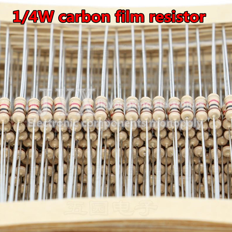 100PCS 1/4W Carbon Film Widers – Resistor Kit 1 4W Bewertung und Preis