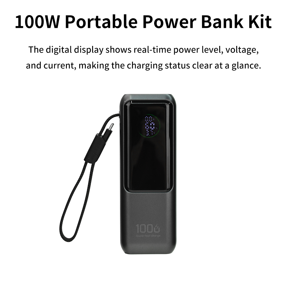 PD 100W Schnelllade-Powerbank- – Diy Electronics Workshop Bewertung und Preis