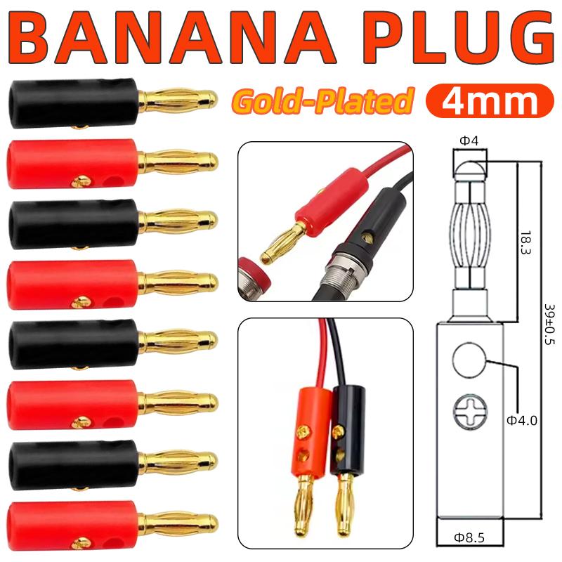 10 Stück 4-mm-Bananenstecker-  – Diy Audio Electronics Projects Bewertung und Preis