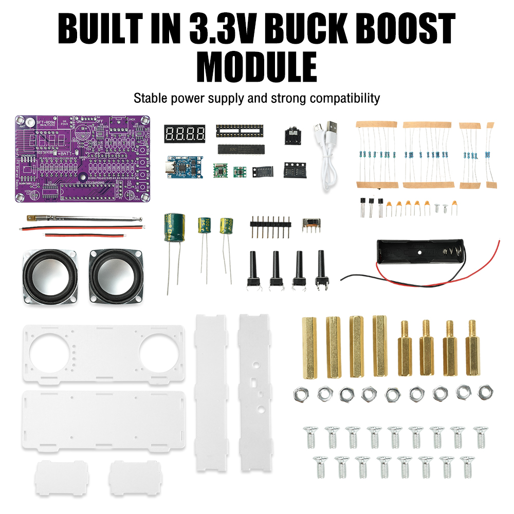 87,5-108MHz Zweikanaliges FM-R – Diy Audio Electronics Projects Bewertung und Preis