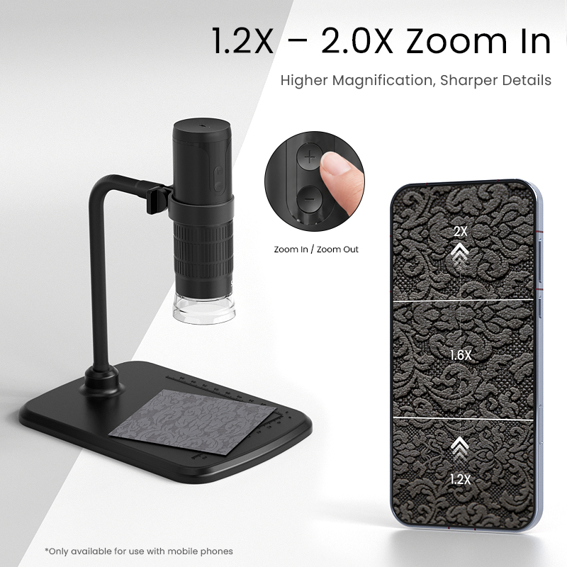 WIFI-Mikroskopkamera Digitales – Diy Electronics Microscope Bewertung und Preis