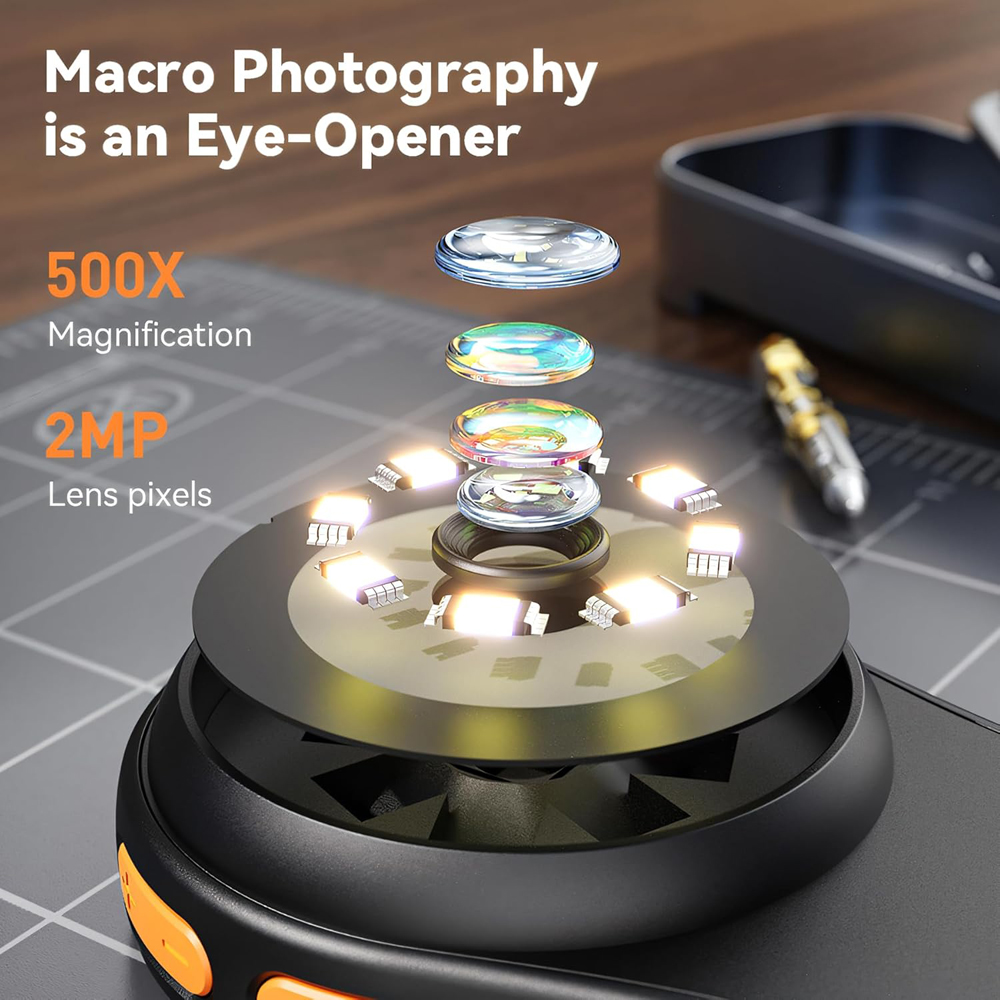 500X Digitalmikroskop 1080P 2M – Diy Electronics Microscope Bewertung und Preis