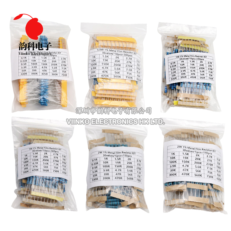 300PCS 150PCS 1/2W 1W 3W 2W Wi – Resistor Kit 1 4W Bewertung und Preis