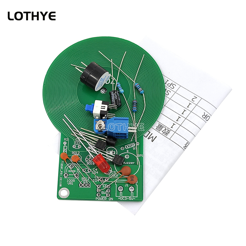 DC 3V-5V Metalldetektor-Kit DI – Diy Electronics Workshop Bewertung und Preis
