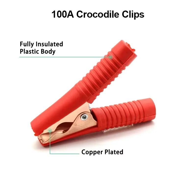 Krokodilklemmen-Set Schwarz Ro – Crocodile Clip Set Bewertung und Preis