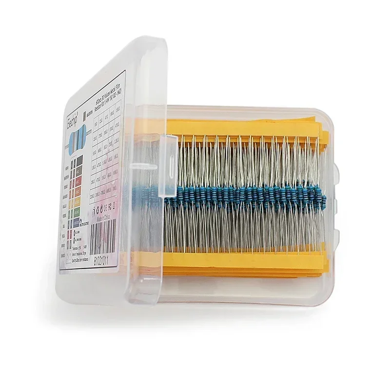 300/600PCS 30Werte 1/4W Metall – Resistor Kit 1 4W Bewertung und Preis