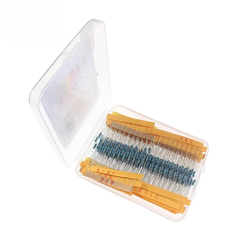 500PCS 1% 1/4W Metall Film Wid – Resistor Kit 1 4W Bewertung und Preis