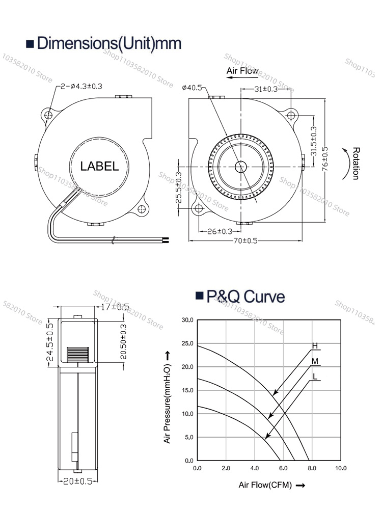 Ultraflacher 75mm DC Zentrifug – Diy Electronics Cabinet Bewertung und Preis